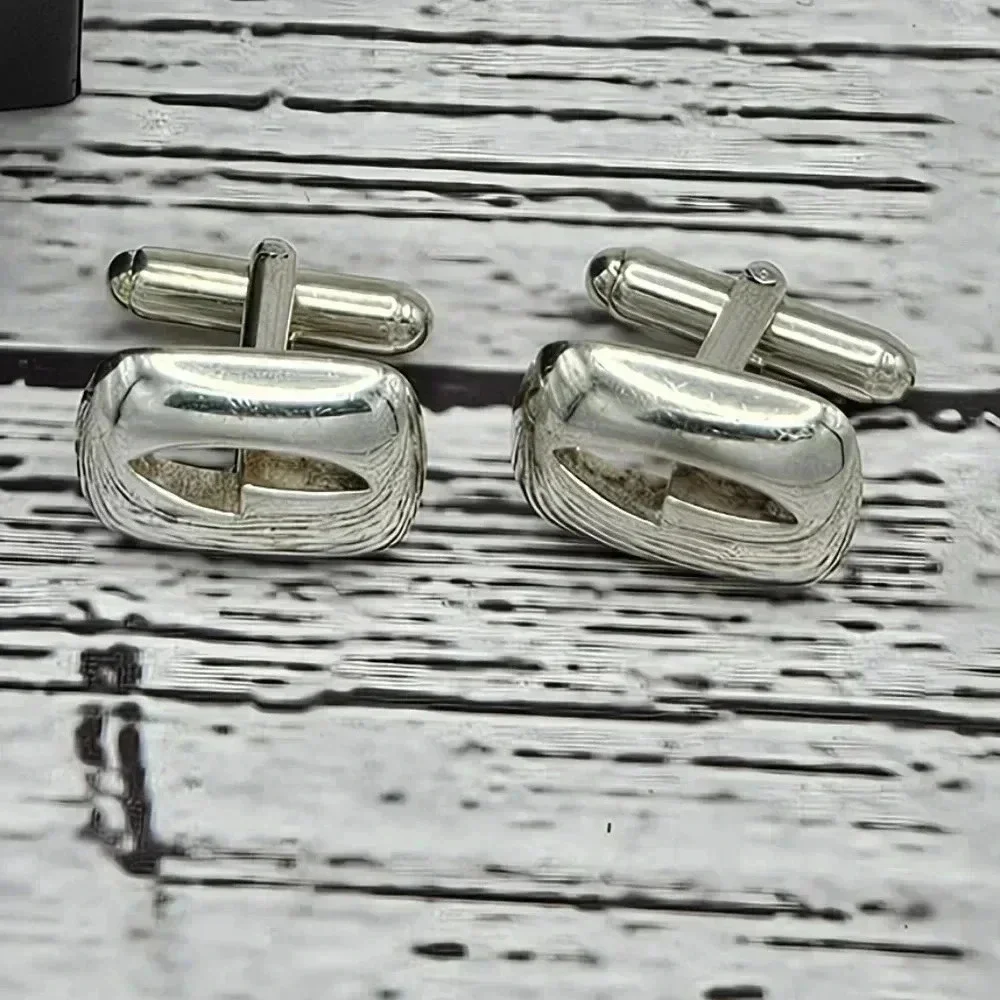 Gucci Sterling Silver Cuff Links